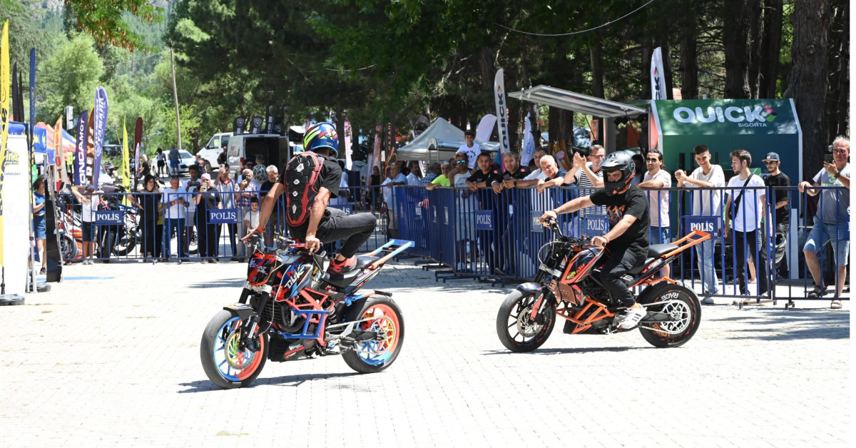1. Moto Fest, Isparta Gölcük Tabiat Parkı’nda Yapıldı
