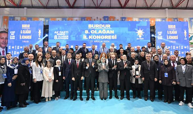 AK Parti Burdur 8. Olağan İl Kongresi Yapıldı