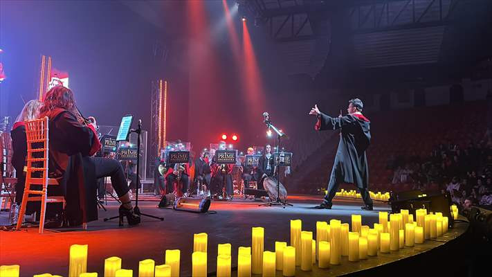 Antalya'da Ukraynalı müzik grubu Prime Orchestra Konser Verdi