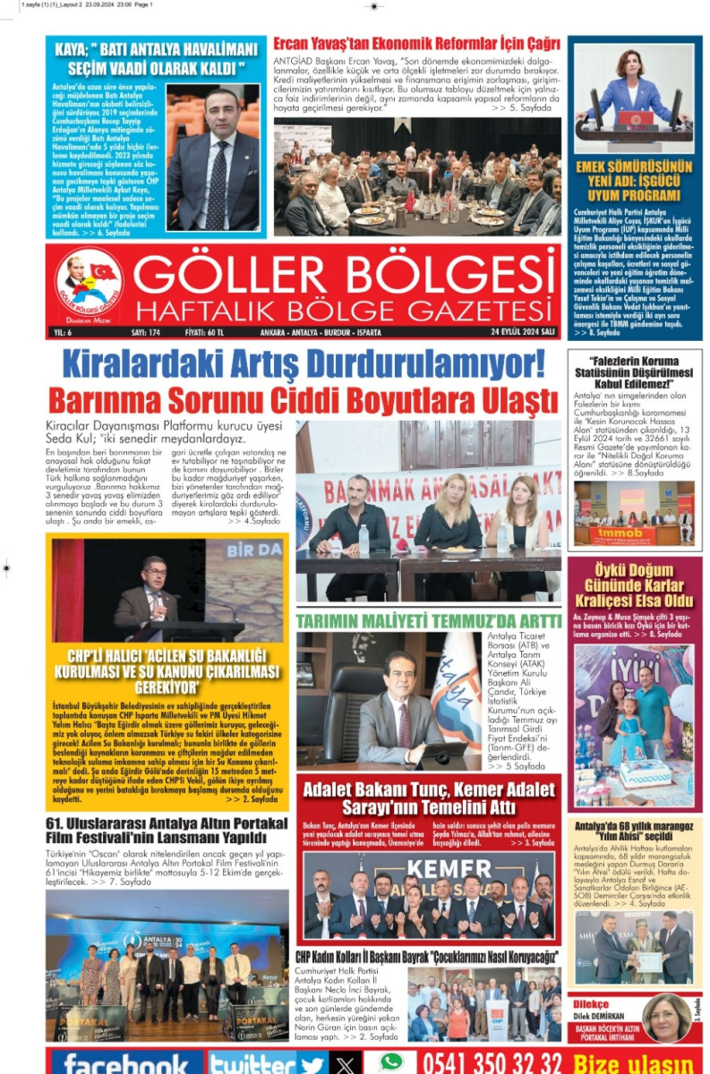 GÖLLER BÖLGESİ GAZETESİ 