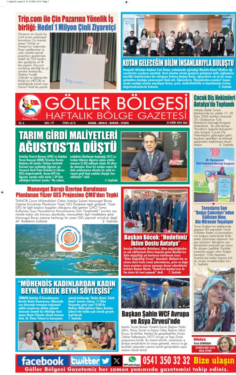 GÖLLER BÖLGESİ GAZETESİ 