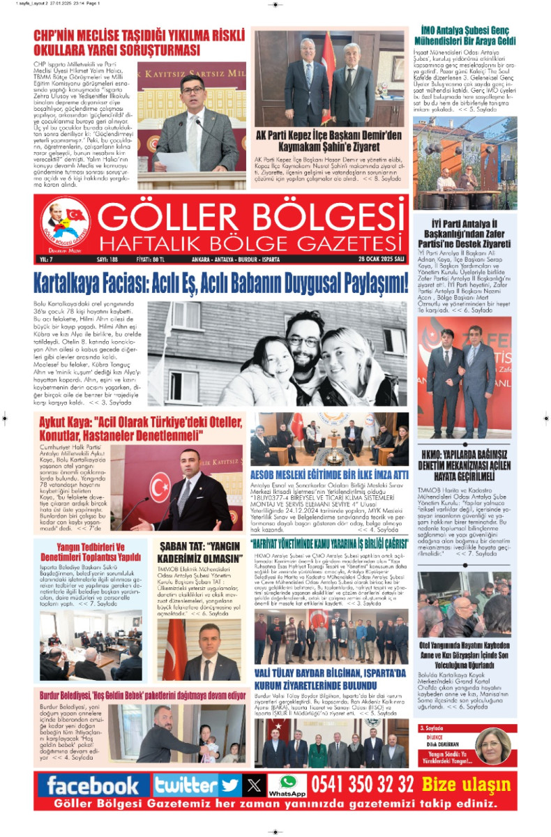 GÖLLER BÖLGESİ GAZETESİ 