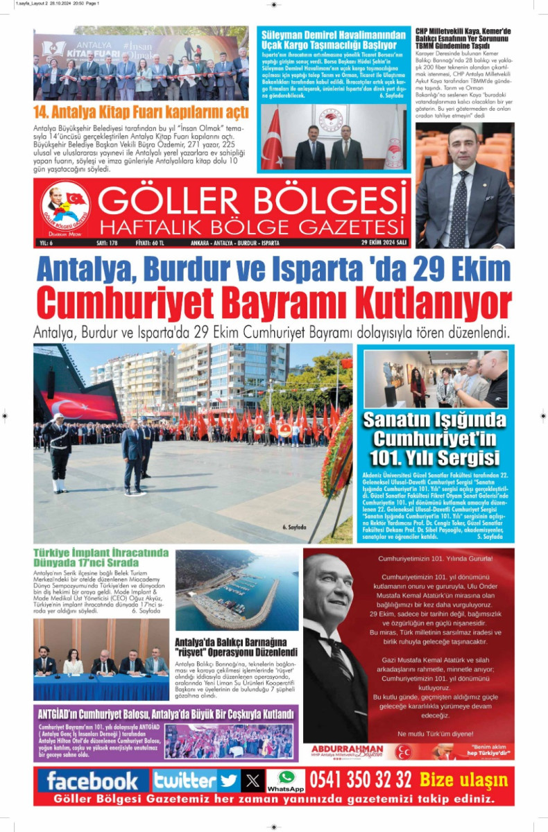 GÖLLER BÖLGESİ GAZETESİ 