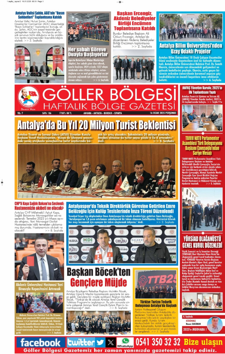 GÖLLER BÖLGESİ GAZETESİ 