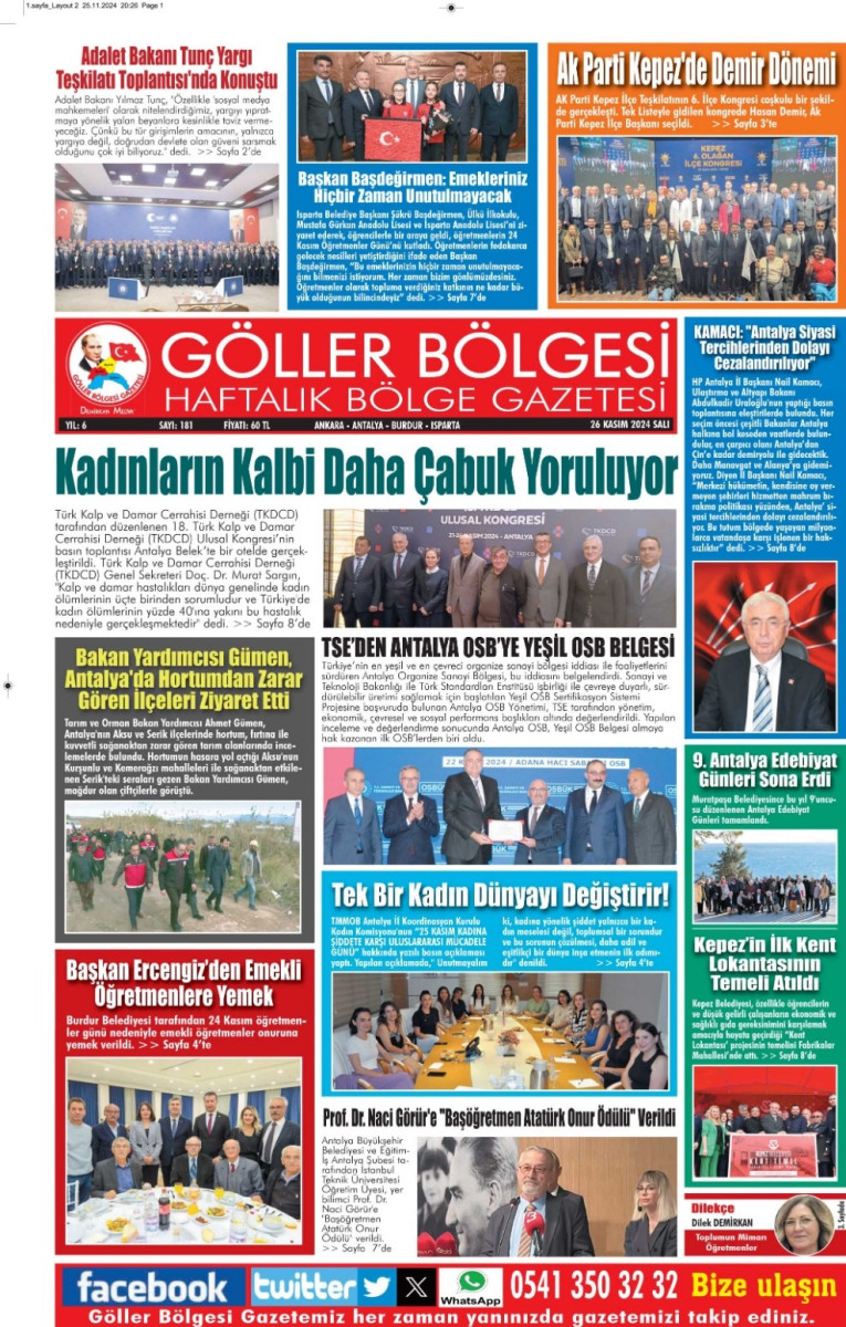 GÖLLER BÖLGESİ GAZETESİ 