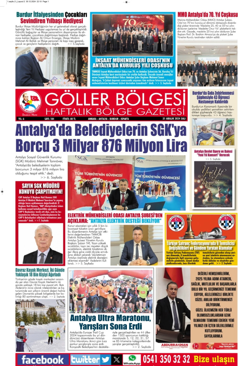 GÖLLER BÖLGESİ GAZETESİ 