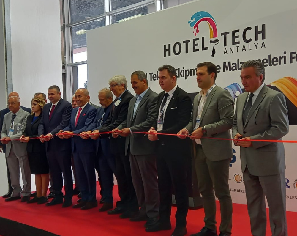  Hotel Tech Otel Teknik Ekipman ve Malzemeleri Fuarı, Antalya'da açıldı