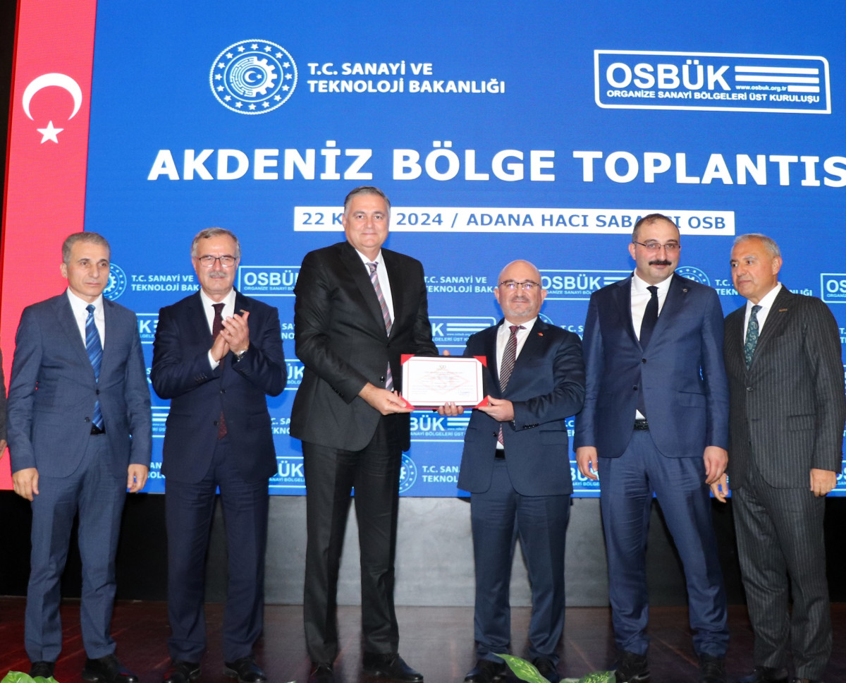 TSE’DEN ANTALYA OSB’YE YEŞİL OSB BELGESİ 